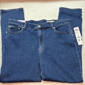 32 Degrees‎ Women's Size 20 High-Rise Slim Fit Blue Mom Jeans Stretch Denim NWT
